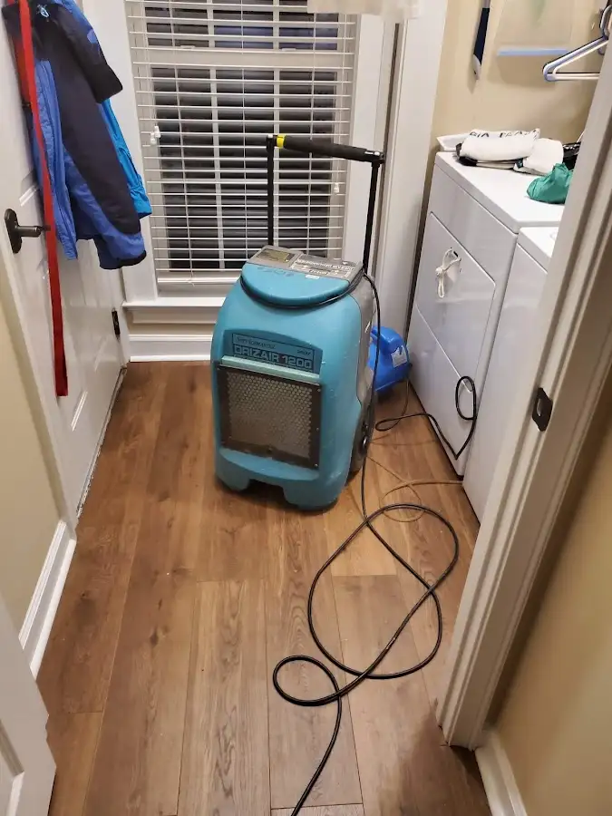 Commercial dehumidifier deployed for Flood Damage Cleanup in Star