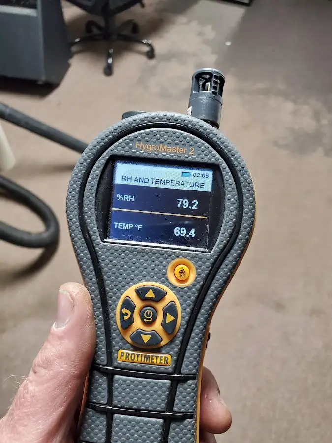 Moisture meter humidity assessment for Fire & Smoke Damage Restoration in Star